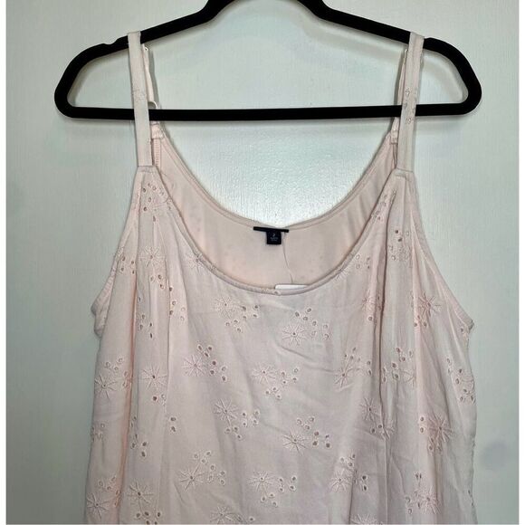Torrid Trapeze Cami Dress - Eyelet Crepe Light Pink size 2X NWT - Picture 6 of 16
